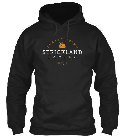 Strickland - Your Family Thanksgiving Gildan 8oz Heavy Blend Hoodie ...