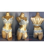 Free shipping made to measure new belly dance costume set BRA+belt+NECKL... - $59.90
