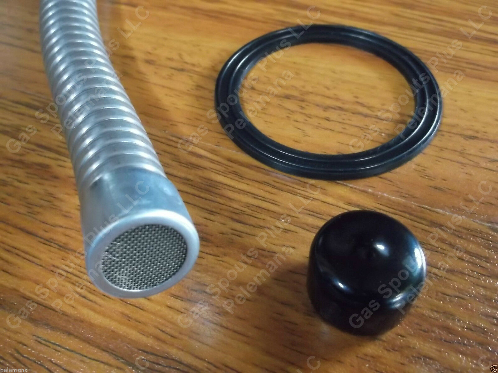 3 New Blitz Style Spout Army Gallon Jerry Gas Can Flexible Metal