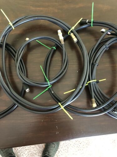 Lot of miscellaneous Coax Cable 7 Different Lengths - Video Cables
