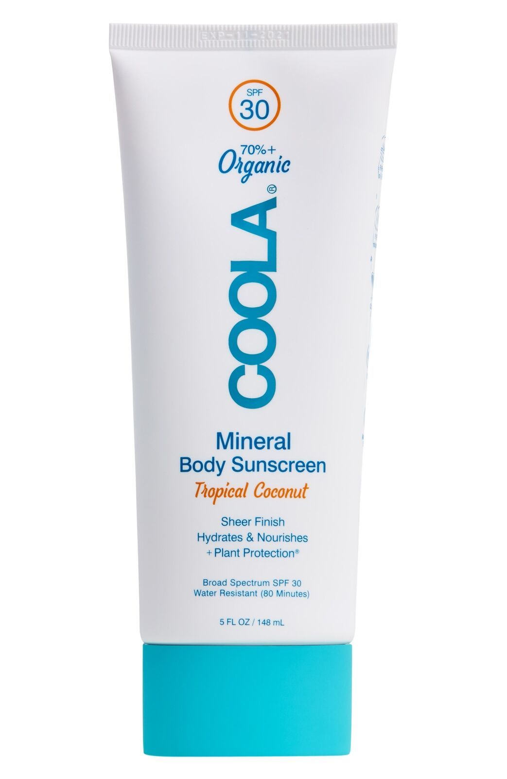 Coola Suncare Mineral Body Sunscreen Tropical Coconut Spf 30, Size 5 oz