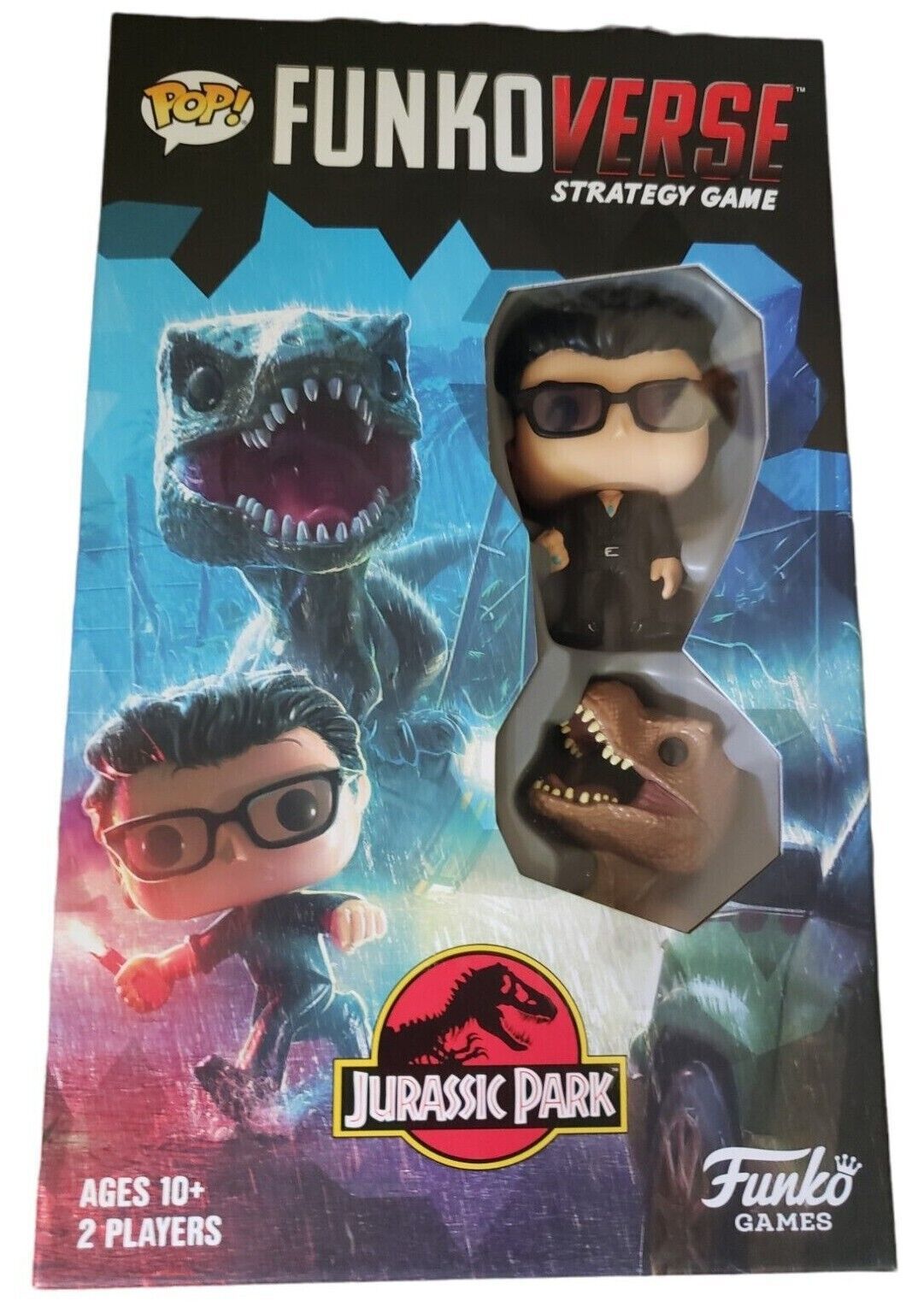 Funkoverse Pop Jurassic Park 101 Strategy Board Game Dr Ian Malcolm T ...