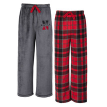 Nautica Boy's 2-Pack Sleep Pants, Red Plaid, 7 - $10.09