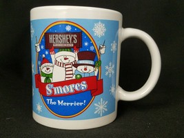 Hershey&#39;s S&#39;mores The Merrier! Coffee Cocoa Mug Christmas Holiday Cerami... - $10.39