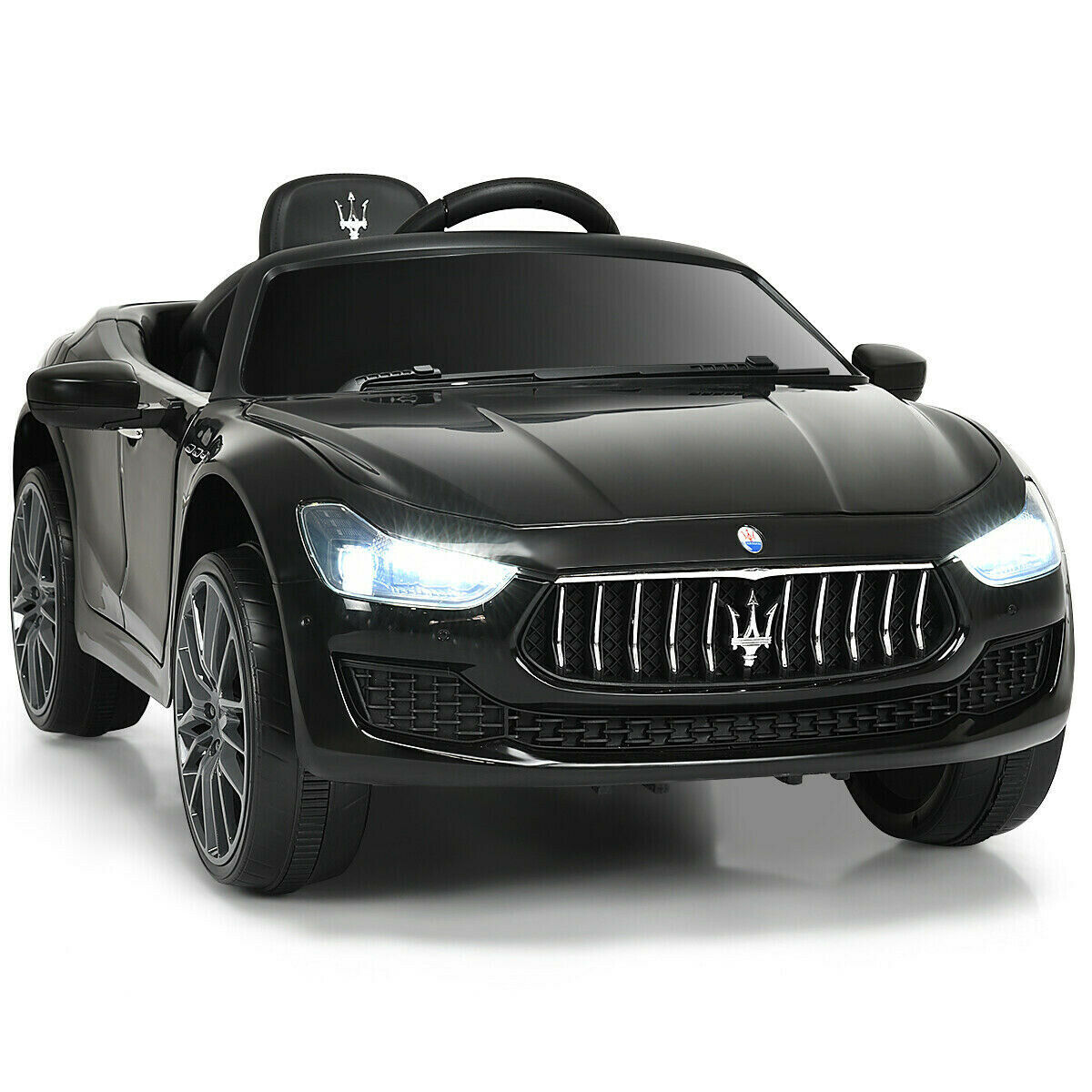 12 V Remote Control Maserati Licensed Kids Ride on CarBlack Ride On