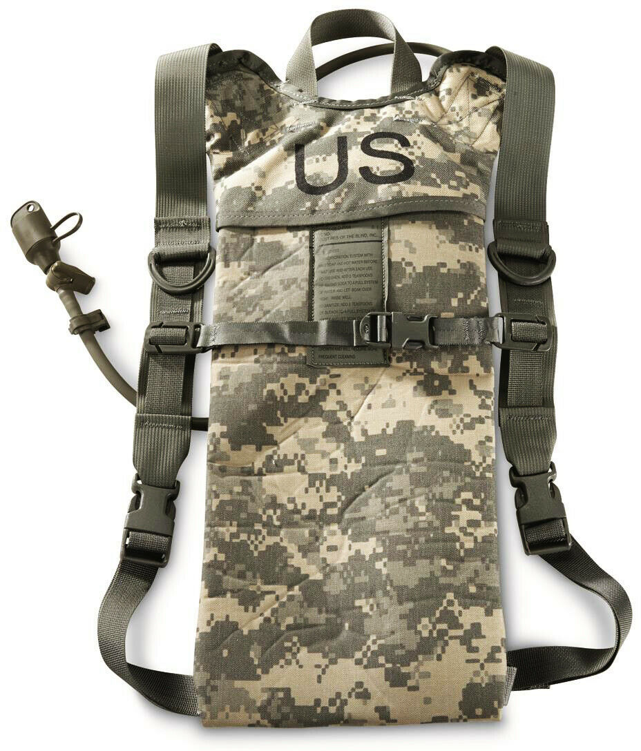 US Military ACU Hydration Water Backpack Bladder GI Surplus 2.65L Bag
