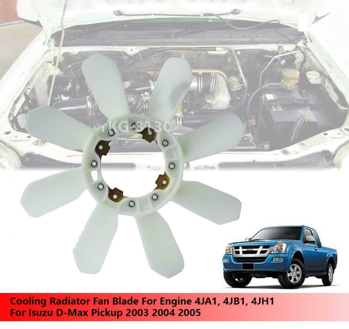 Cooling Radiator Fan Blade For 4JA1 4JB1 4JH1 Isuzu Dmax DMax 2003