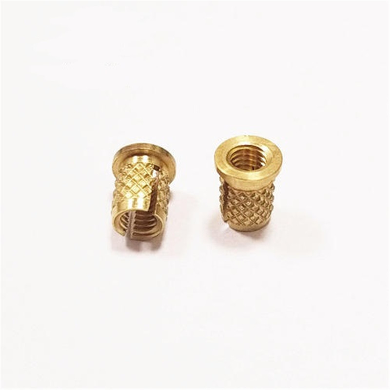 3000pcs PFLB4402 Press In Threaded Inserts Brass FlangeHead Insert