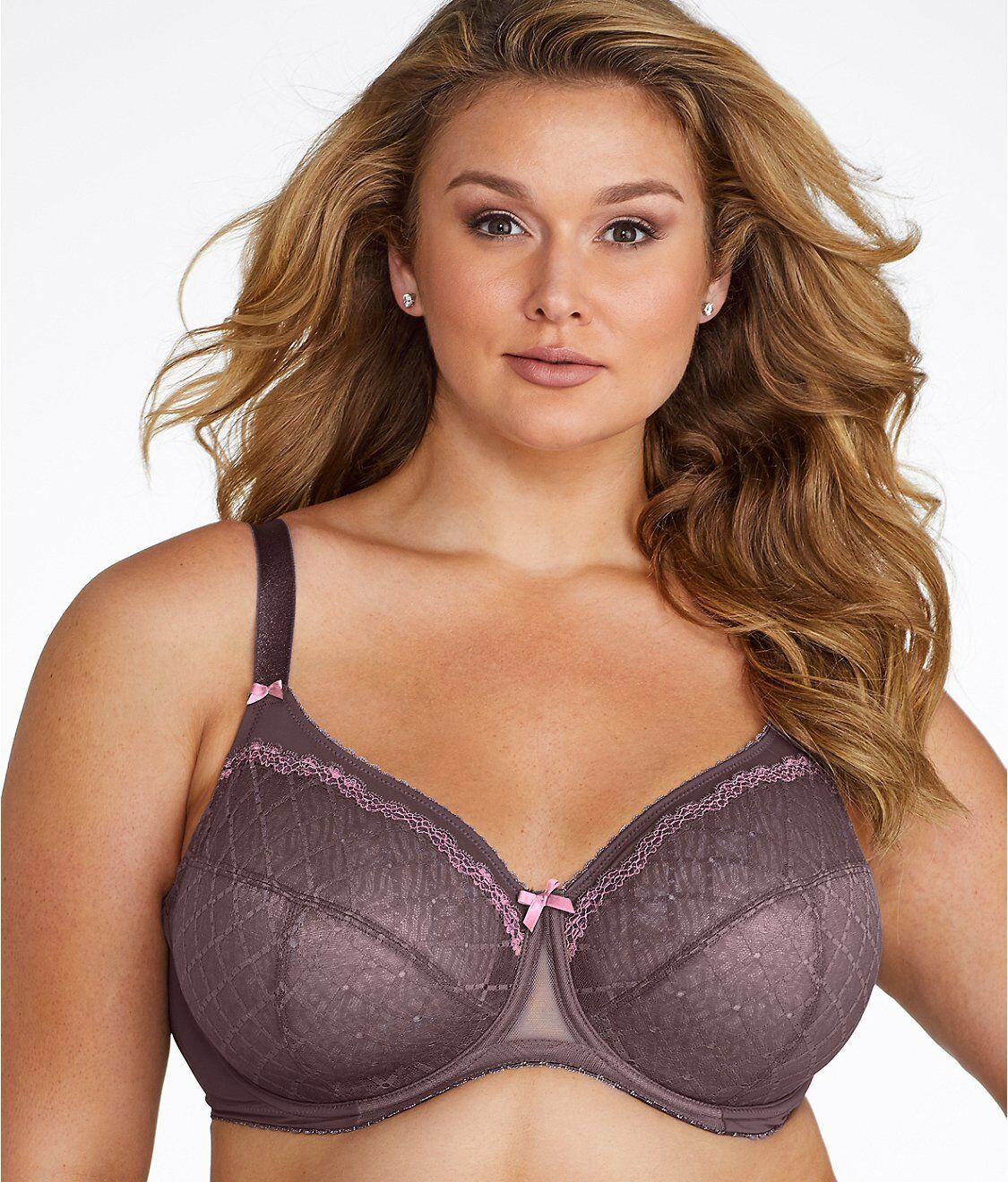 GLAMORISE Lilac Wonderwire Elegance Lace Bra, Size 48G, NWOT Bras