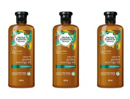 3 Bottles Herbal Essences Bio:Renew Smooth Shampoo, Golden Moringa Oil 13.5 ozEa - $32.66