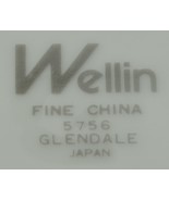 Wellin Fine China Glendale Pattern Flat Cup Saucer 5756 Replacement Tabl... - £4.11 GBP