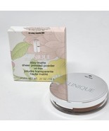 New Clinique Stay-Matte Sheer Pressed Powder Oil-Free 19 Stay Suede (M)  - $23.36