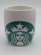  Starbucks 2010 White Coffee Mug with Green Mermaid Logo - 14 oz Barrel Mug - $12.82