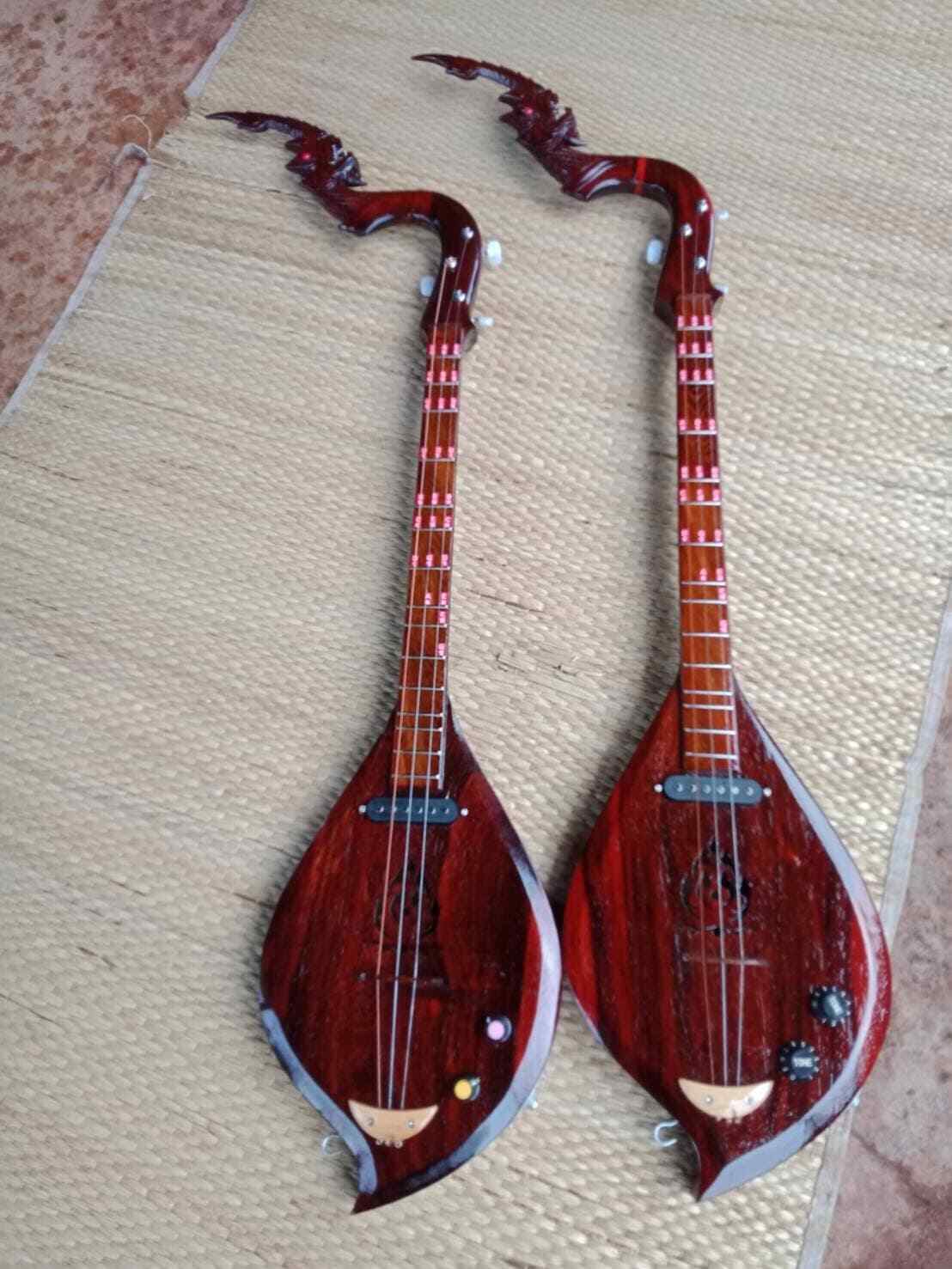 Thai Laos Isarn Phin mandolino folk, strumento musicale a corde acustico PW020