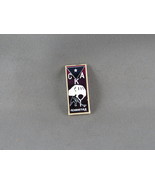 Vintage Soviet Hockey Pin - SKA Leningrad Reflective Pin - Screened Pin  - $15.00