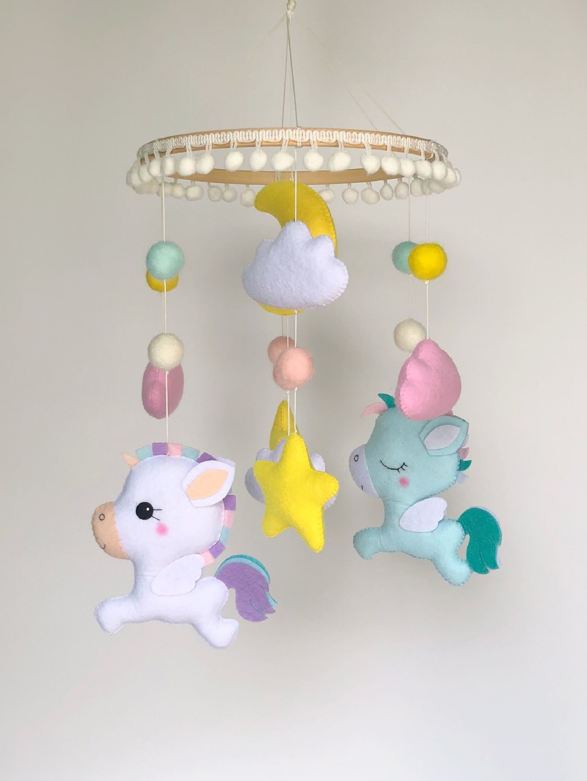 Unicorn Mobile - Baby Mobile Unicorn - Unicorn Mobile for Nursery ...