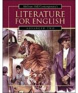 LITERATURE FOR ENGLISH, ADVANCED TWO STUDENT TEXT Goodman - $19.99