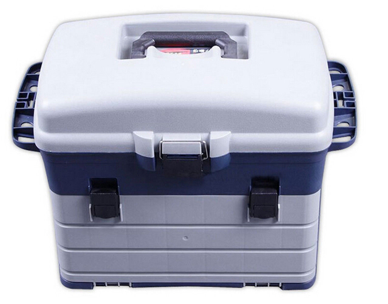 3 Drawer Fishing Tackle Box with Removable Trays with Random Colour