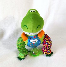 Lamaze Disney Baby Toy Story Clip And Go Rex Dinosaur Crinkle Rattle Plush Toy - $10.88