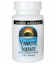 Source Naturals Vanadyl Sulfate 10 mg 100 Tabs - $30.86