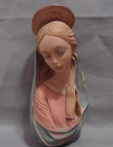Beautiful 4 1/2 &quot; x 2&quot; Blessed Virgin Mary  Wall Plaque Made in Italy - $14.90