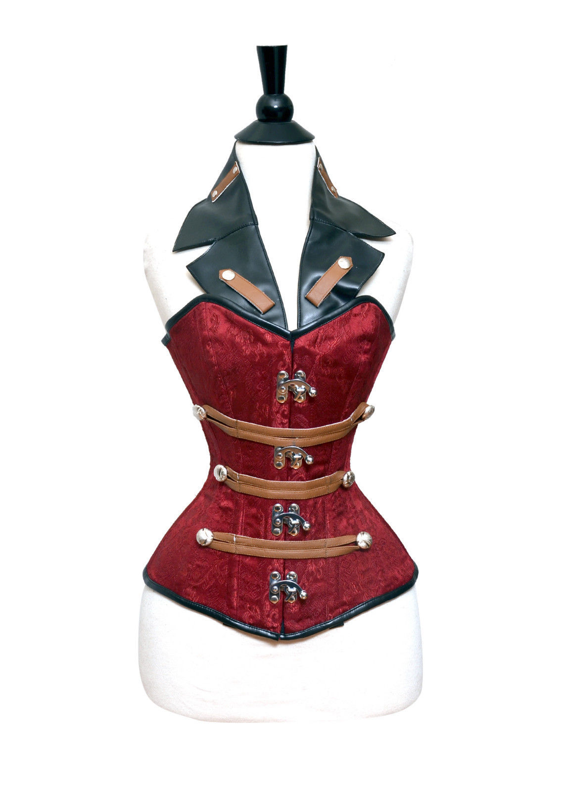 Over Bust Brocade Corset Best Quality Sexy Steampunk