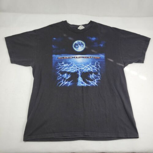 Primary image for Vintage 1998 Eric Clapton Pilgrim World Tour T-Shirt Size XL Classic Rock Nice