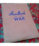 Handbook of the War by Wilde, Popper, Clark 1939, Old Book WWII History,... - $27.95