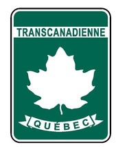 Quebec Transcanadienne Sticker Decal R4813 Canada Highway Route Sign Canadian - $1.45+