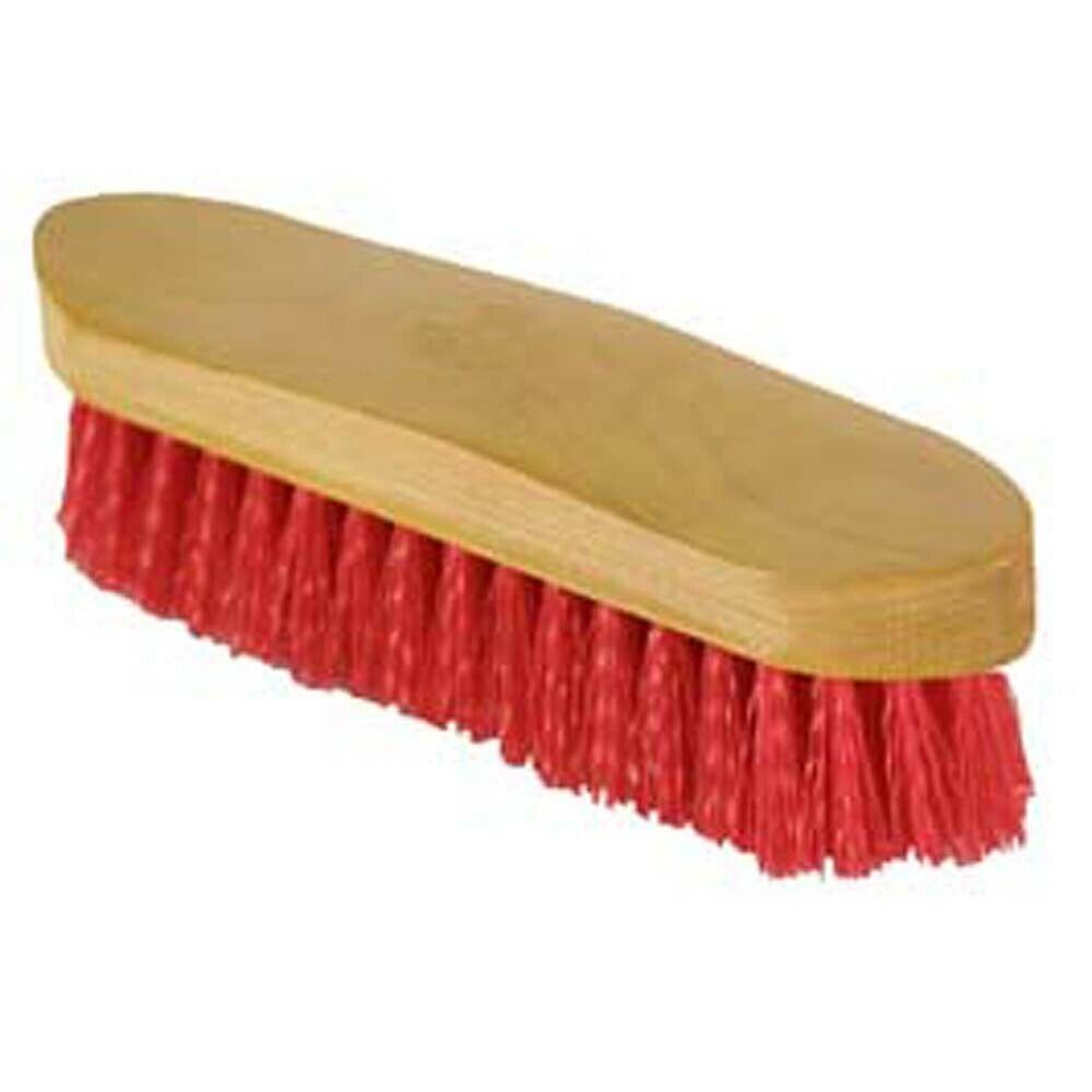 8 1/2 in Hilason Horse Soft Bristle Dandy Brush Red U-5-RD - Other ...