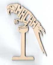 Macaw Bird &quot;Parrot&quot; Laser Cut Wood Magnet  - $6.89