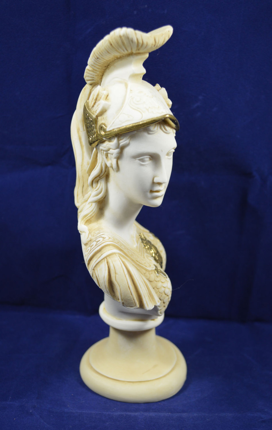 Athena sculpture bust Minerva ancient Greek Goddess big bust aged ...