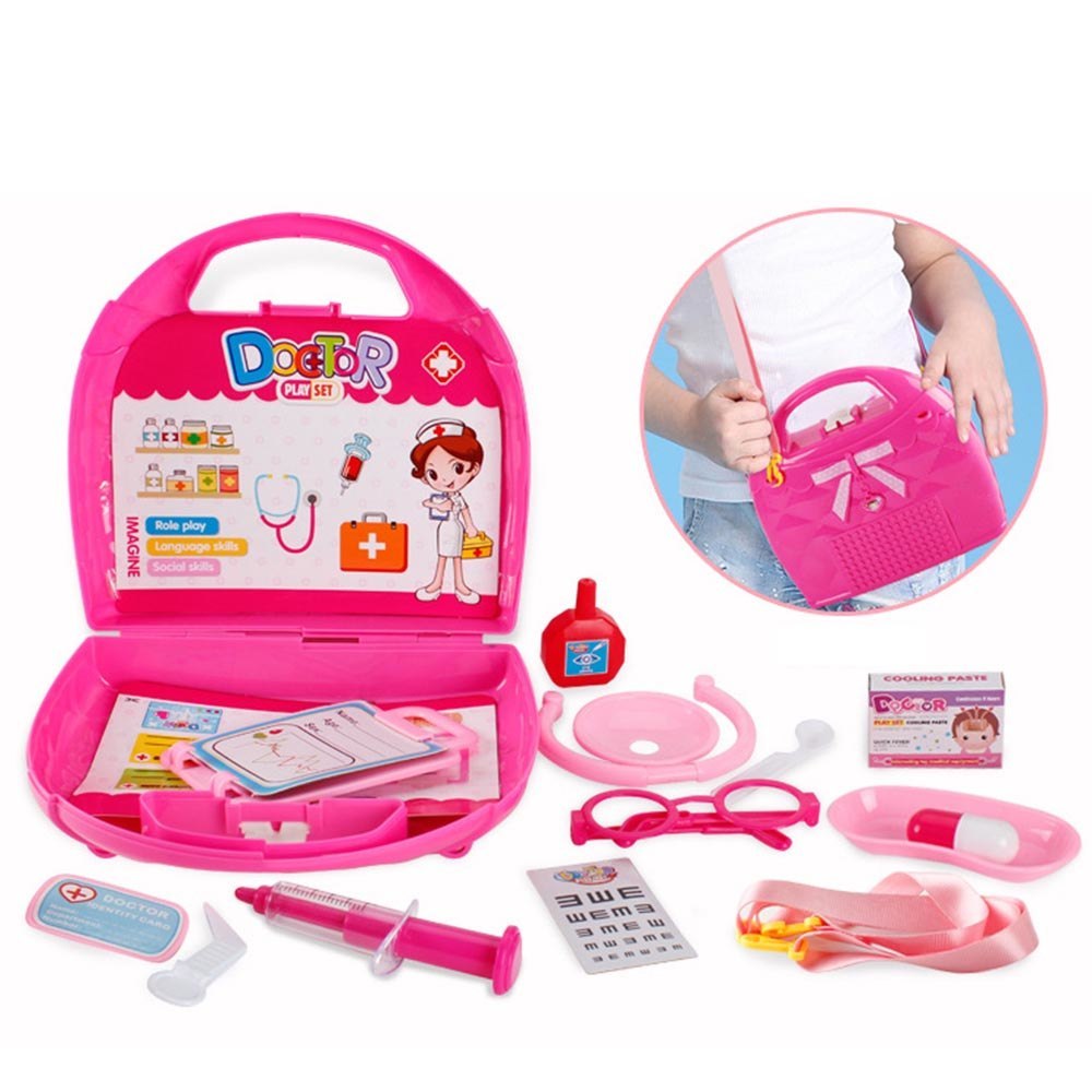 Children Doctor Nurse Medical Equipment Pretend Play Set Educational ...