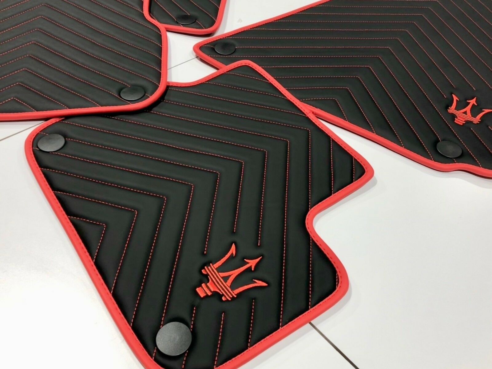 Maserati Quattroporte 4pcs Eco Leather Floor Mats Floor Mats & Carpets