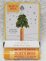 Burt&#39;s Bees Beeswax Lip Balm PEPPERMINT Vitamin E Clear Natural .15 oz/4... - $7.92