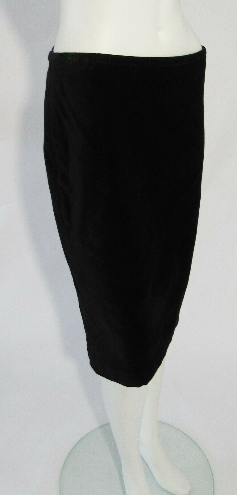 Lauren Ralph Lauren Black Velvet Knee Length A-line Skirt Sz 2, 4, 8 ...