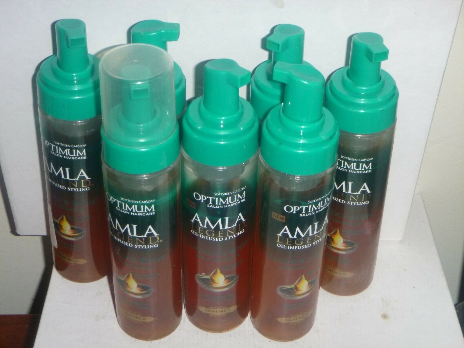 Primary image for (7) Optimum Amla Legend Oil Infused Styling Blow Dry Mousse 8.3 oz Light Hold