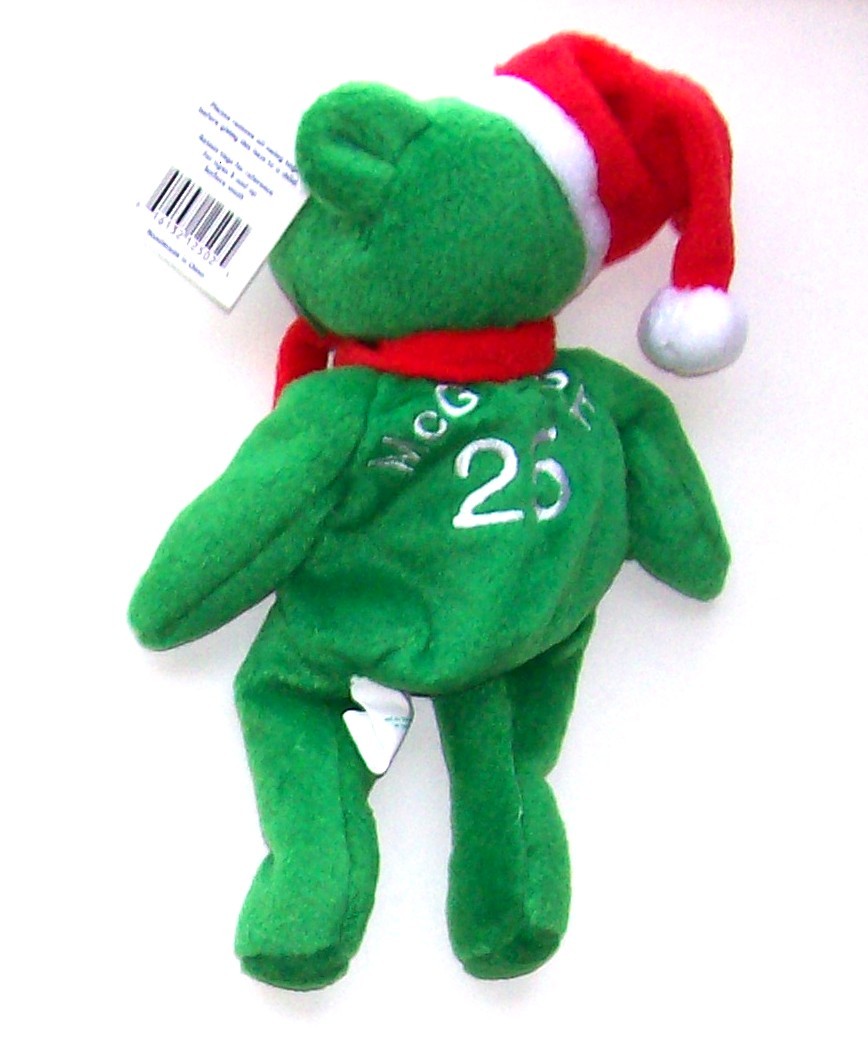 1998 Salvino's Bamm Beano's Christmas Bammers #25 Mark McGwire Plush ...