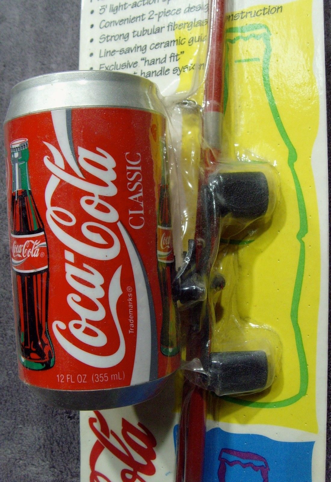 coca cola fishing rod and reel