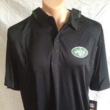 Nike Polo Shirt DriFit New York Jets On Field Apparel  Black $95 Medium - $29.95