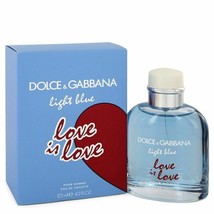 Light Blue Love Is Love by Dolce &amp; Gabbana Eau De Toilette Spray 4.2 oz ... - $63.94