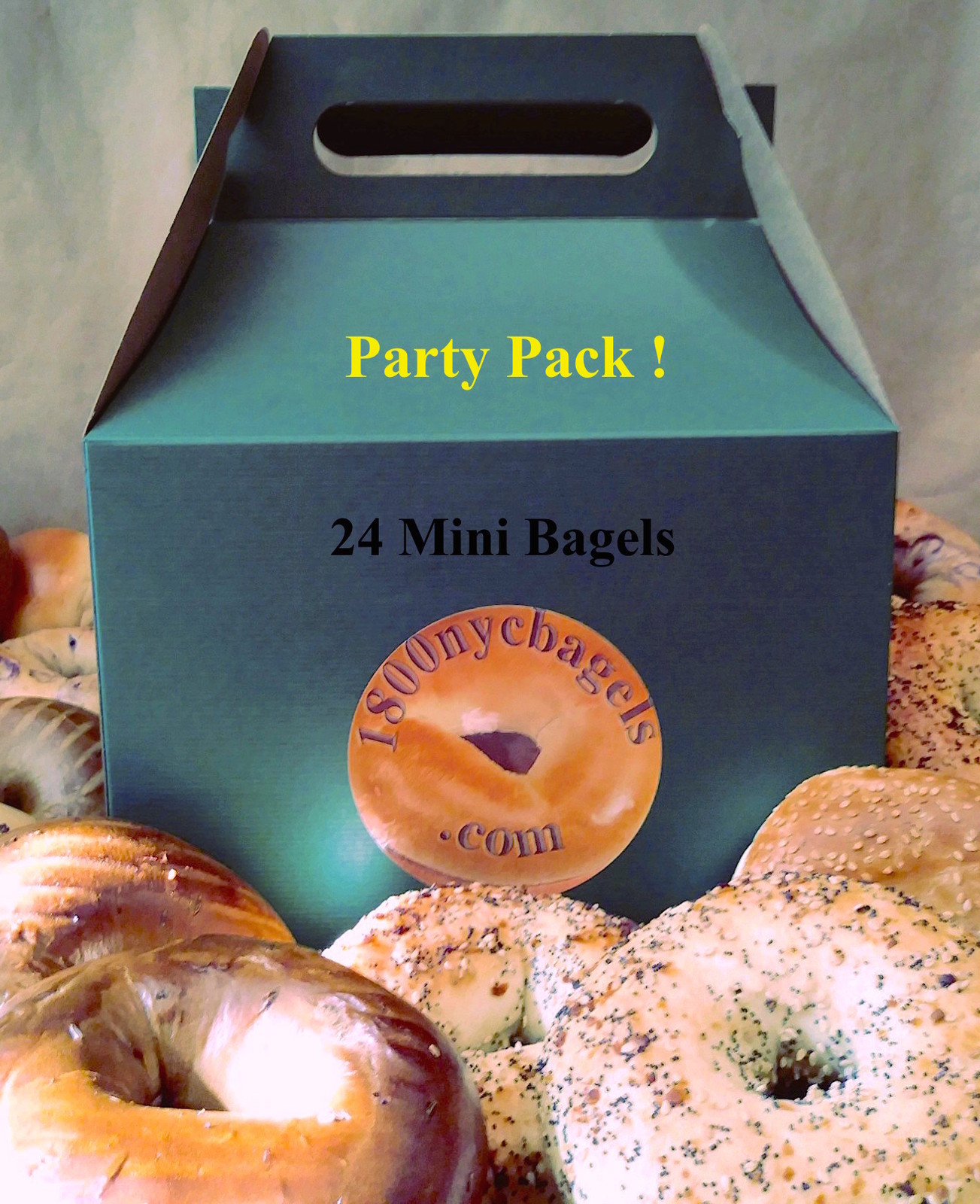 24 Fresh New York City Mini Bagels 1800nycbagels Shipped Nationwide 25