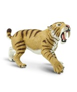 Safari Ltd Smilodon  279729 sabre toothed tiger  Prehistoric World colle... - $6.89