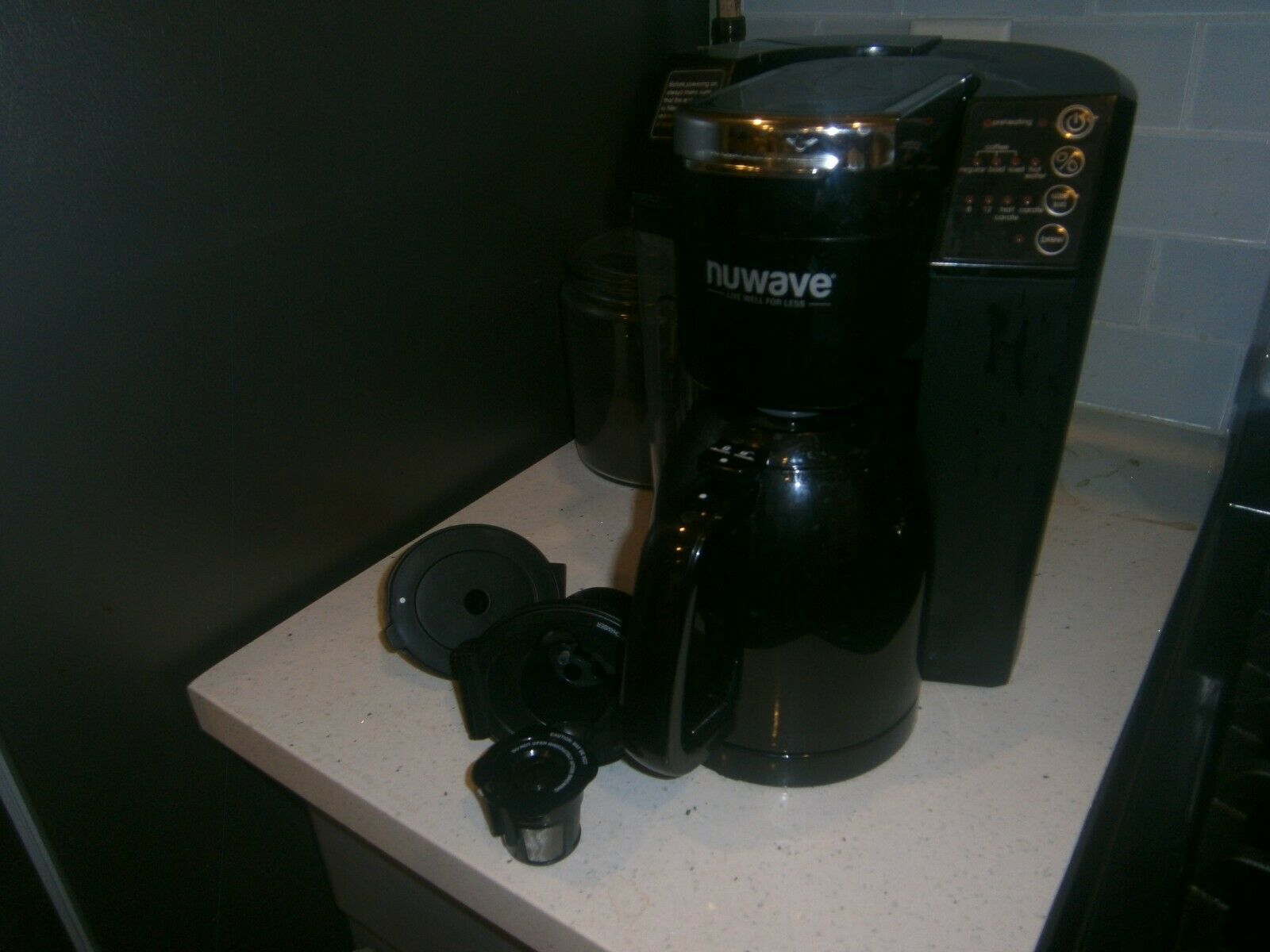 NuWave BruHub Coffee Maker preowned Single Serve Brewers