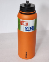 Orange Fifty/Fifty 40oz Double Wall Insulated Stainless Steel Water Bottle New