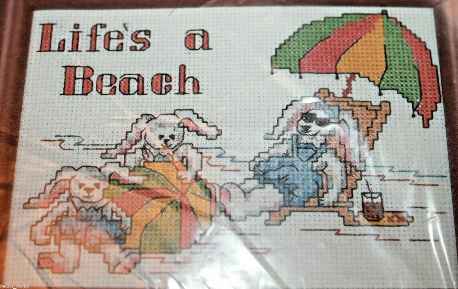 Primary image for Bucilla 33011 Life's a Beach Donna Gallagher Counted Cross Stitch 5x7