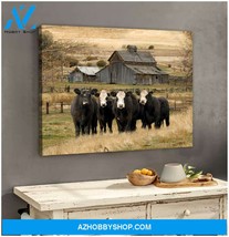 Cows And Barn Beautiful Canvas Decor, Great Gift for Cows Lovers Canvas - $49.99