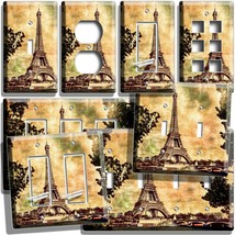 VINTAGE RETRO PARIS EIFFEL TOWER RUSTIC LIGHT SWITCH WALL PLATE OUTLET A... - $10.22+