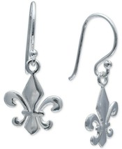 Giani Bernini Fleur-de-Lis Drop Earrings in Sterling Silver - $20.00
