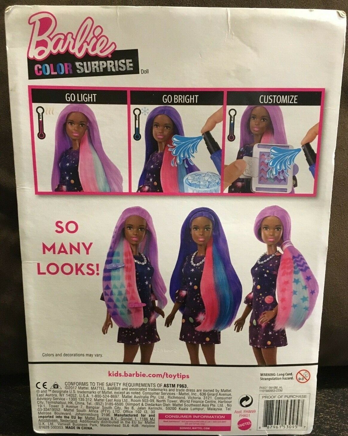 barbie color change hair